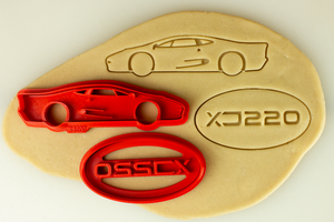 Jaguar XJ220 Cookie Cutter Set