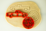 VW Mk1 Caddy Pickup Truck Cookie Cutter Set